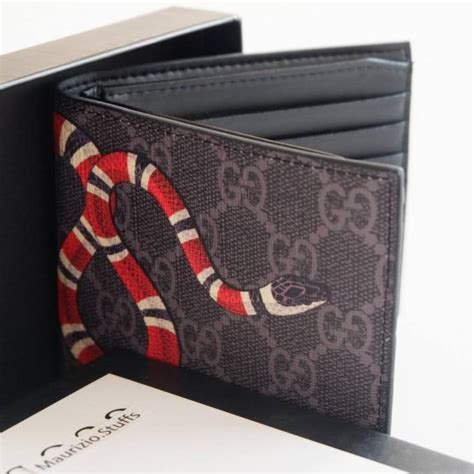 carteras hombre gucci baratas|billetera Gucci serpiente.